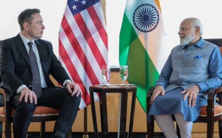 Elon Musk Announces Tesla's Interest in Investing in India After Meeting with PM Modi