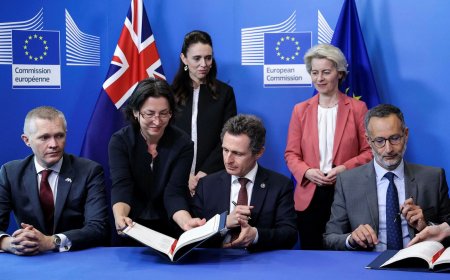 EU and New Zealand Forge Free Trade Deal, Projected to Increase Bilateral Trade by 30%