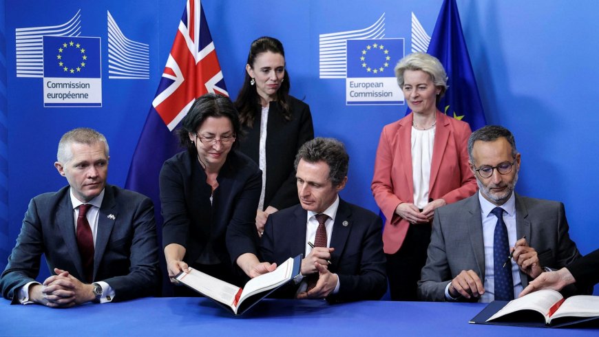 EU and New Zealand Forge Free Trade Deal, Projected to Increase Bilateral Trade by 30%