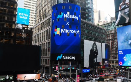Microsoft Hits All-Time High, Nasdaq Leads as Sam Altman Joins