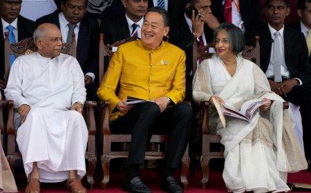 Sri Lanka's Independence Day Celebrations Host Thai Prime Minister Amid Economic Crisis