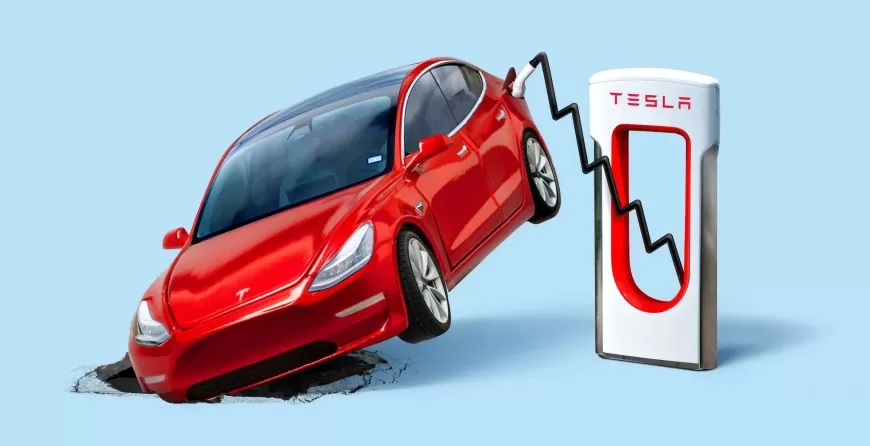 Tesla Stock Drops as Profit Margins Fall, Emphasizing Need for Cheaper EVs