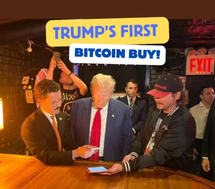 Trump Makes History at PubKey: First Bitcoin Purchase by a Former President