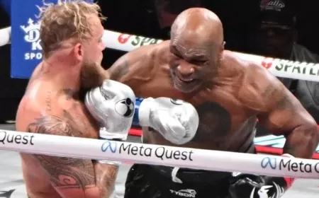 Jake Paul vs. Mike Tyson Sets Record-Breaking $18.1M Gate at AT&T Stadium
