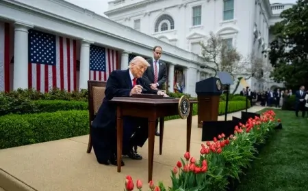 Trump Defends Tariffs, Blames Biden for High Costs: “The Good Economy Is Mine”