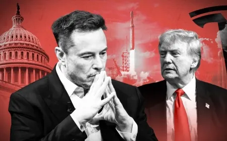 Elon Musk Loses $34 Billion After Fight with Trump Hurts Tesla Stock