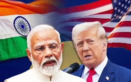 Trump Announces 25% Tariff on India from August 1 Over Russia Defense Ties