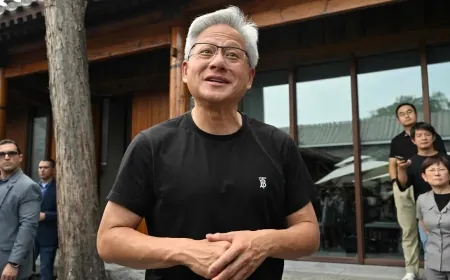 Nvidia CEO Jensen Huang Clarifies Comment After Saying China Could Win AI Race