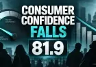 U.S. consumer confidence falls to 81.9 in September as fuel costs and rate fears rise