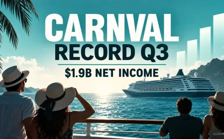 Carnival posts record Q3 net income of $1.9B, raises full-year outlook despite fuel spike
