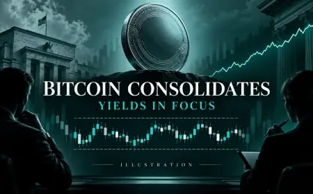 Bitcoin consolidates near mid-$80,000s as Treasury yields climb and traders watch PCE