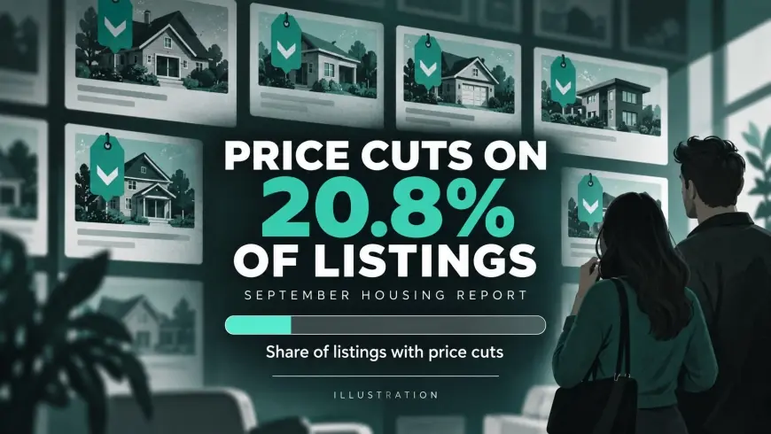 Realtor.com: September price cuts hit 20.8% of listings as pending sales fall 4.1%